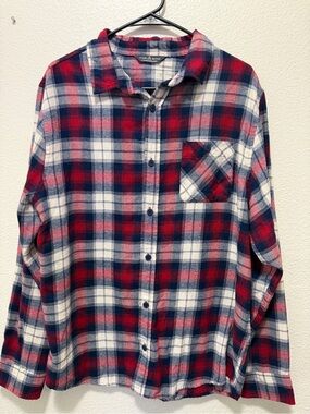 Alpine Design button down flannel shirt, men's large